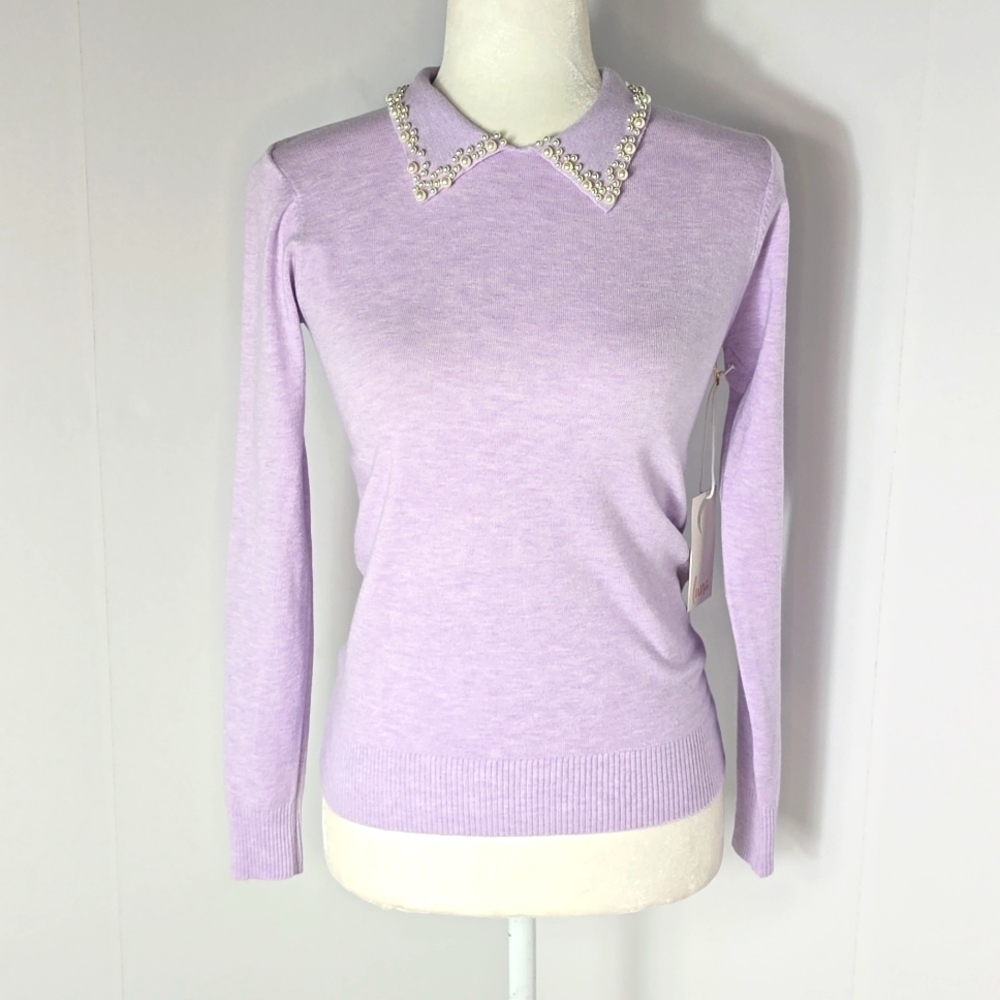 Luna sweater light lavender  size Pettit small